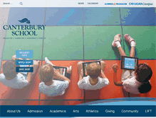 Tablet Screenshot of canterburyfortmyers.org